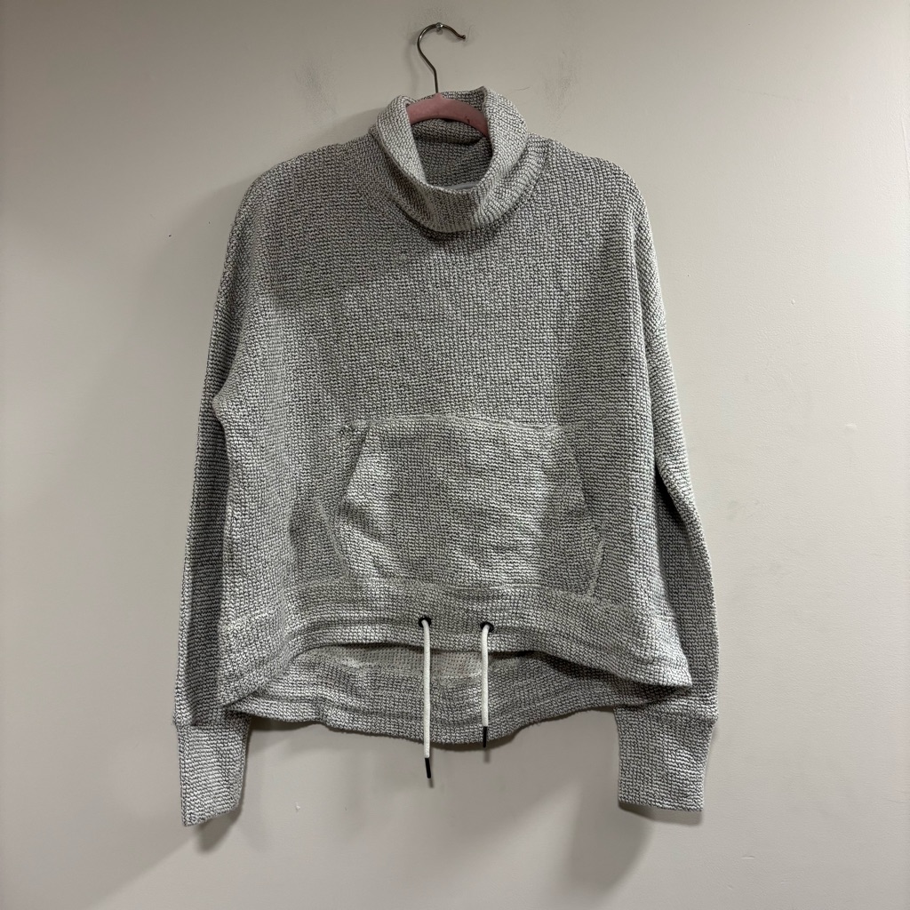 Sweaty Betty Gray Cowl Neck Sweatshirt